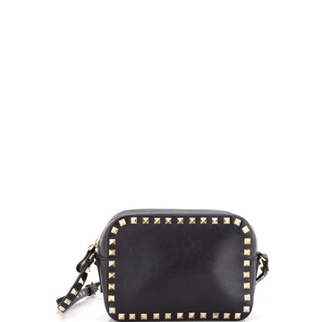 Valentino Garavani Rockstud Camera Crossbody Bag Leather