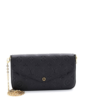 Louis Vuitton Felicie Pochette Monogram Empreinte Leather
