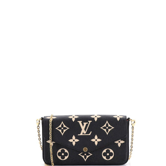 Louis Vuitton Felicie Pochette Bicolor Monogram Empreinte Giant