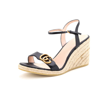 Gucci Women's Aitana Wedge Espadrilles Leather