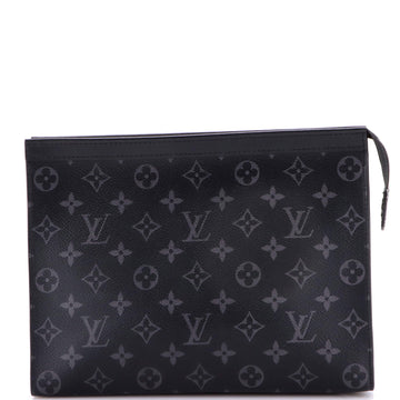 Louis Vuitton Pochette Voyage Monogram Eclipse Canvas MM