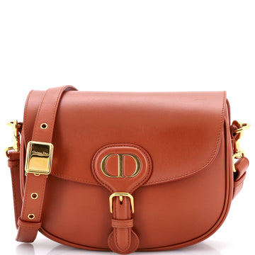 Christian Dior Bobby Flap Bag Leather Medium