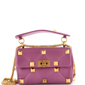 Valentino Garavani Roman Stud Flap Bag Quilted Leather Small