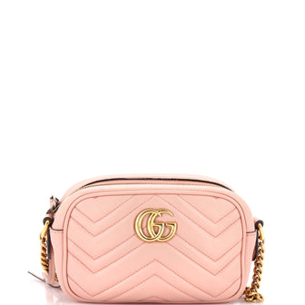 Gucci GG Marmont Shoulder Bag Matelasse Leather Mini