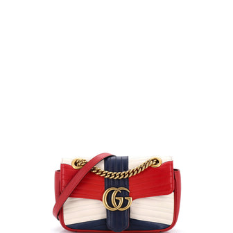 Gucci GG Marmont Flap Bag Matelasse Leather Small