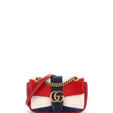 Gucci GG Marmont Flap Bag Matelasse Leather Small