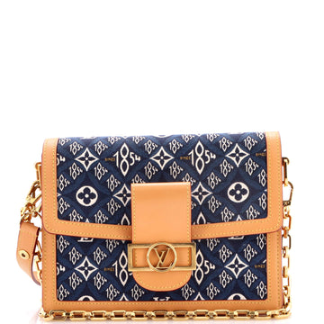Louis Vuitton Dauphine Shoulder Bag Limited Edition Since 1854 Monogram Jacquard MM