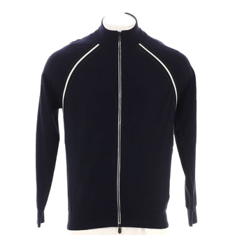 Hermes Men's Sport Zip Jacket Cotton and Cashmere