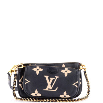 Louis Vuitton Multi Pochette Accessoires Bicolor Monogram Empreinte Giant
