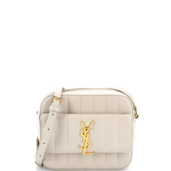 Saint Laurent Vicky Camera Bag Vertical Quilted Leather Toy