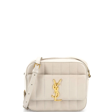 Saint Laurent Vicky Camera Bag Vertical Quilted Leather Toy
