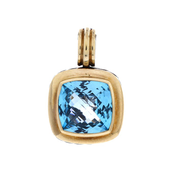 David Yurman Albion Enhancer Pendant Pendant & Charms Sterling Silver and 18K Yellow Gold with Topaz 20mm