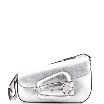 Gucci Horsebit 1955 Asymmetric Shoulder Bag Leather Small