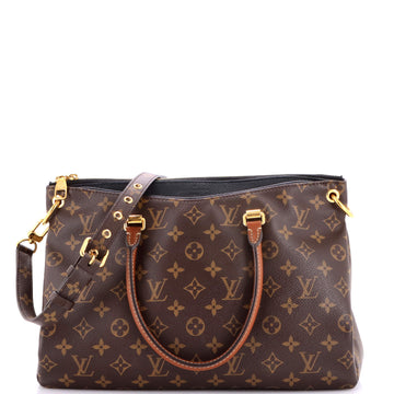 Louis Vuitton Pallas Tote Monogram Canvas with Leather