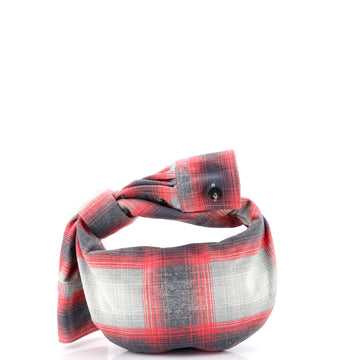 Bottega Veneta BV Jodie Hobo Shirt Effect Printed Leather Mini