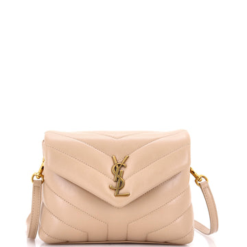 Saint Laurent Loulou Shoulder Bag Matelasse Chevron Leather Toy