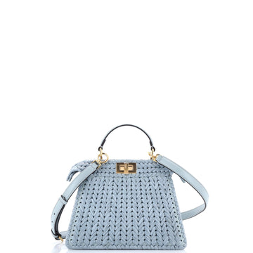 Fendi Peekaboo ISeeU Bag Raffia Small