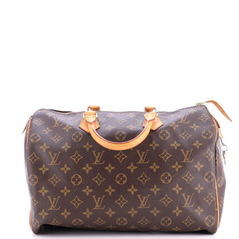 Louis Vuitton Speedy Handbag Monogram Canvas 35