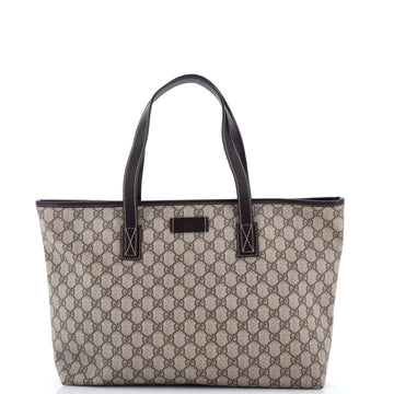 Gucci Plus Tote GG Coated Canvas with Leather Medium