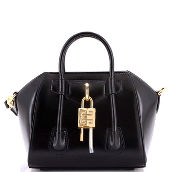 Givenchy Antigona Lock Bag Leather Mini