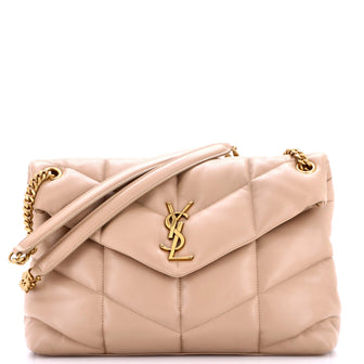 Saint Laurent Loulou Puffer Shoulder Bag Quilted Leather Medium