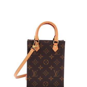 Louis Vuitton Petit Sac Plat Bag Monogram Canvas