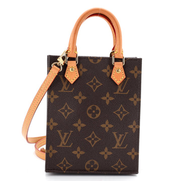 Louis Vuitton Petit Sac Plat Bag Monogram Canvas