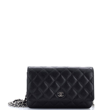Chanel Wallet on Chain Quilted Caviar