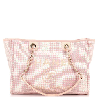 Chanel Deauville Tote Mixed Fibers Small