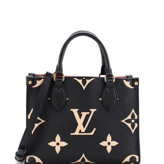 Louis Vuitton OnTheGo Tote Bicolor Monogram Empreinte Giant PM