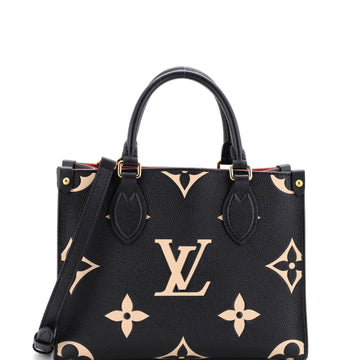 Louis Vuitton OnTheGo Tote Bicolor Monogram Empreinte Giant PM