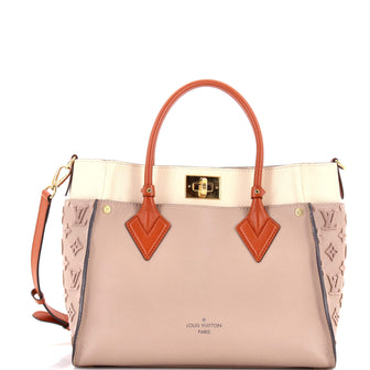 Louis Vuitton On My Side Tote Monogram Tuffetage Leather MM