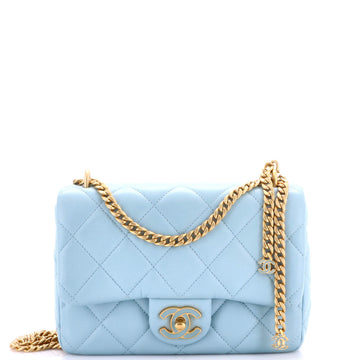 Chanel Pending CC Square Flap Bag Quilted Lambskin Small