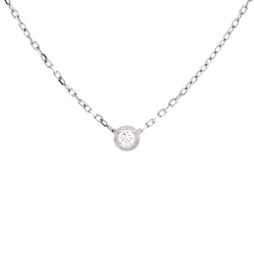 Cartier Cartier D'Amour Pendant Necklace 18K White Gold with Diamond Small