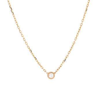 Cartier Cartier D'Amour Pendant Necklace 18K Yellow Gold and Diamond Small