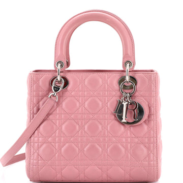 Christian Dior Lady Dior Bag Cannage Quilt Lambskin Medium