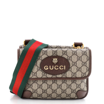 Gucci Neo Vintage Flap Messenger GG Coated Canvas Small