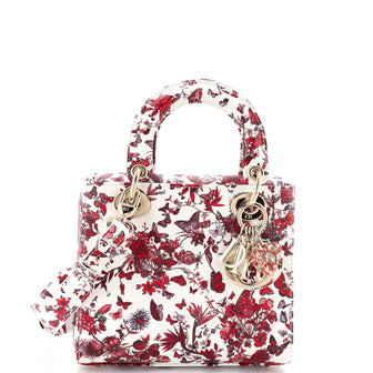 Christian Dior My ABCDior Lady Dior Bag Printed Leather Small