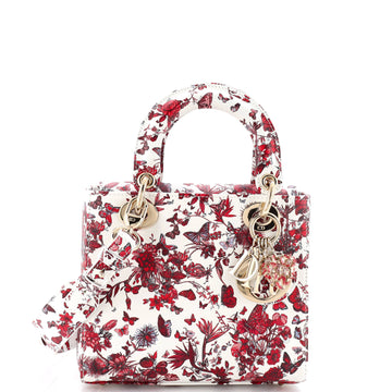 Christian Dior My ABCDior Lady Dior Bag Printed Leather Small