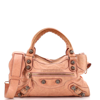 Balenciaga City Giant Studs Bag Leather Medium