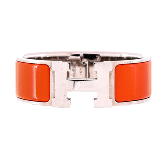 Hermes Clic H Bracelet Enamel Wide