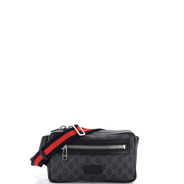 Gucci Soft Zip Belt Bag GG Coated Canvas Small