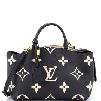 Louis Vuitton Petit Palais Handbag Bicolor Monogram Empreinte Giant