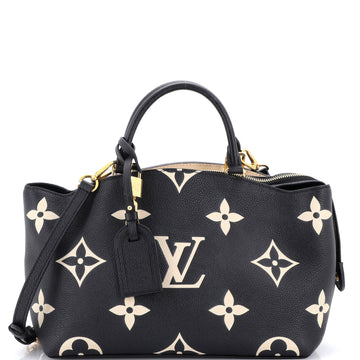 Louis Vuitton Petit Palais Handbag Bicolor Monogram Empreinte Giant
