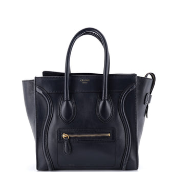 Celine Luggage Bag Grainy Leather Micro