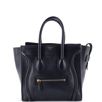 Celine Luggage Bag Grainy Leather Micro