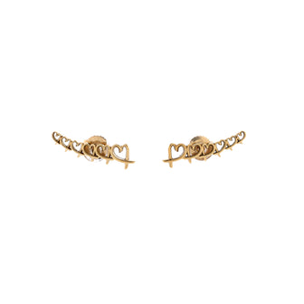 Tiffany & Co. Paloma Picasso 6 Loving Heart Stud Earrings 18K Yellow Gold