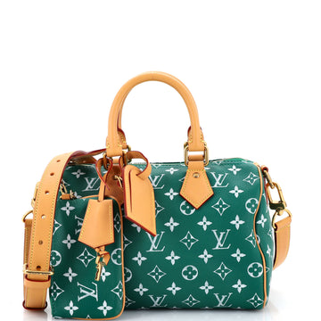 Louis Vuitton Speedy P9 Bandouliere Bag Monogram Leather 25