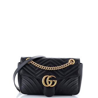 Gucci GG Marmont Flap Bag Matelasse Leather Small