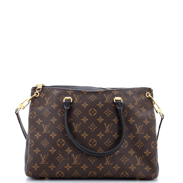 Louis Vuitton Pallas Tote Monogram Canvas with Leather